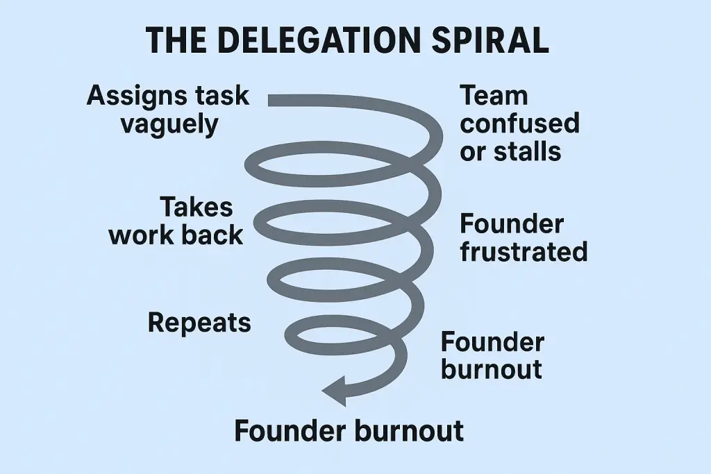 delegation spiral of founder